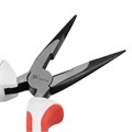 Длинногубцы прямые Premium, 200 мм, трехкомпонентные рукоятки Matrix 14884