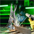 Зажим ручной, двойной, точечная фиксация, 225 мм Сибртех 14895