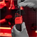 Набор ключей имбусовых HEX, 1.5-10 мм, CrV, 9 шт, удлиненные Matrix 14991