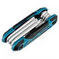 Набор ключей имбусовых Tamper-Torx , складные, 8 шт, CrV Gross 15006