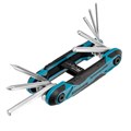 Набор ключей имбусовых универсальный, складные, 8 шт, CrV Gross 15007
