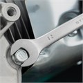 Ключ комбинированный, 12 мм, CrV, матовый хром Stels 15067