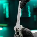 Ключ комбинированный, 15 мм, CrV, матовый хром Stels 15074