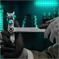Ключ комбинированный, 15 мм, CrV, матовый хром Stels 15074