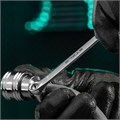 Ключ комбинированный, 6 мм, CrV, матовый хром Stels 15087