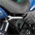 Ключ комбинированный, 16 мм, CrV, матовый хром Stels 15125