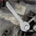 Ключ комбинированный, 18 мм, CrV, матовый хром Stels 15126