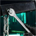 Ключ комбинированный, 21 мм, CrV, матовый хром Stels 15127