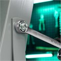 Ключ комбинированный, 21 мм, CrV, матовый хром Stels 15127