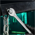 Ключ комбинированный, 23 мм, CrV, матовый хром Stels 15128