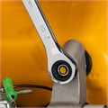 Ключ комбинированный трещоточный, 10 мм, CrV, зеркальный хром Matrix Professional 15143