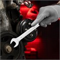 Ключ комбинированный трещоточный, 18 мм, CrV, зеркальный хром Matrix Professional 15151