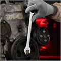 Ключ комбинированный трещоточный, 18 мм, CrV, зеркальный хром Matrix Professional 15151