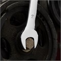 Ключ комбинированный трещоточный, 18 мм, CrV, зеркальный хром Matrix Professional 15151