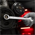 Ключ комбинированный трещоточный, 18 мм, CrV, зеркальный хром Matrix Professional 15151