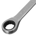 Ключ комбинированный трещоточный, 19 мм, CrV, зеркальный хром Matrix Professional 15152