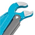 Ключ трубный рычажный, №0, 0.5, цельнокованый, CrV, тип "S" Gross 15328