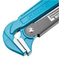 Ключ трубный рычажный 3, №4, цельнокованый, CrV, тип "L" Gross 15329