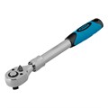 Ключ-трещотка телескопический 1/2", 305-445 мм, CrV, 72 зуба, с быстрым сбросом, хром Gross 15349