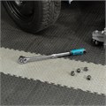 Ключ-трещотка телескопический 1/2", 305-445 мм, CrV, 72 зуба, с быстрым сбросом, хром Gross 15349