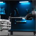 Ключ-трещотка телескопический 3/8", 215-315 мм, CrV, 72 зуба, с быстрым сбросом, хром Gross 15351