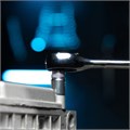 Ключ-трещотка телескопический 3/8", 215-315 мм, CrV, 72 зуба, с быстрым сбросом, хром Gross 15351
