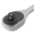 Ключ-трещотка 1/2", CrV, 45 зубьев, с быстрым сбросом, цельнометаллический, хром Matrix 15352