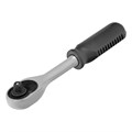 Ключ-трещотка 1/4", CrV, 45 зубьев, с быстрым сбросом, хром Matrix 15355