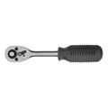 Ключ-трещотка 1/4", CrV, 45 зубьев, с быстрым сбросом, хром Matrix 15355