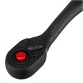 Ключ-трещотка 1/4, 72 зуба, с быстрым сбросом, CrV, двухкомпонентная рукоятка Matrix 15356