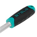 Ключ-трещотка 3/8", CrV, 72 зуба, с быстрым сбросом, матовый хром Stels 15360
