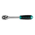 Ключ-трещотка 1/2", CrV, 72 зуба, с быстрым сбросом, матовый хром Stels 15361