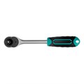 Ключ-трещотка 1/2", CrV, 72 зуба, с быстрым сбросом, матовый хром Stels 15361
