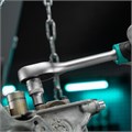 Ключ-трещотка 1/2", CrV, 72 зуба, с быстрым сбросом, матовый хром Stels 15361