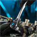 Ключ-трещотка 1/2", CrV, 120 зубьев, с быстрым сбросом, цельнометаллический, хром Gross 15367
