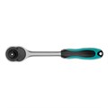 Ключ-трещотка 3/8", CrV, 72 зуба, с быстрым сбросом, матовый хром Stels 15368