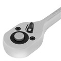 Ключ-трещотка 1/2", CrV, 72 зуба, с быстрым сбросом, матовый хром Stels 15369