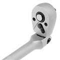 Ключ-трещотка шарнирный 3/8", СrV, 72 зуба, с быстрым сбросом, матовый хром Stels 15371