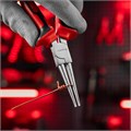 Круглогубцы Nickel, 160 мм, никелированные, двухкомпонентные рукоятки Matrix 15390