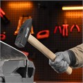 Молоток слесарный, 1000 г, квадратный боек, деревянная рукоятка Sparta 15434