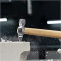 Молоток слесарный, 400 г, круглый боек, деревянная рукоятка 15440