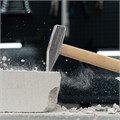 Молоток слесарный, 600 г, квадратный боек, деревянная рукоятка 15445