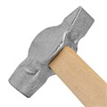 Молоток слесарный, 600 г, круглый боек, деревянная рукоятка 15446