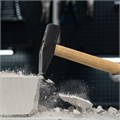 Молоток слесарный, 1000 г, квадратный боек, деревянная рукоятка 15451