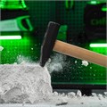 Молоток слесарный 800 г, квадратный боек, деревянная рукоятка Сибртех 15456