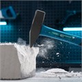 Молоток слесарный, 800 г, квадратный боек, фибергласовая обрезиненная рукоятка Gross 15468