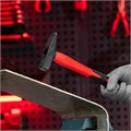 Молоток слесарный optimal, 300 г, фибергласовая обрезиненная рукоятка, квадратный боек Matrix 15485