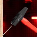 Молоток слесарный optimal, 400 г, фибергласовая обрезиненная рукоятка, квадратный боек Matrix 15486