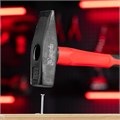 Молоток слесарный optimal, 800 г, фибергласовая обрезиненная рукоятка, квадратный боек Matrix 15487