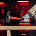 Молоток слесарный optimal, 1000 г, фибергласовая обрезиненная рукоятка, квадратный боек Matrix 15488